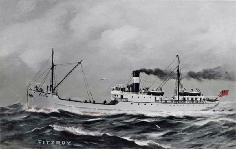 Painting of SS Fitzroy
