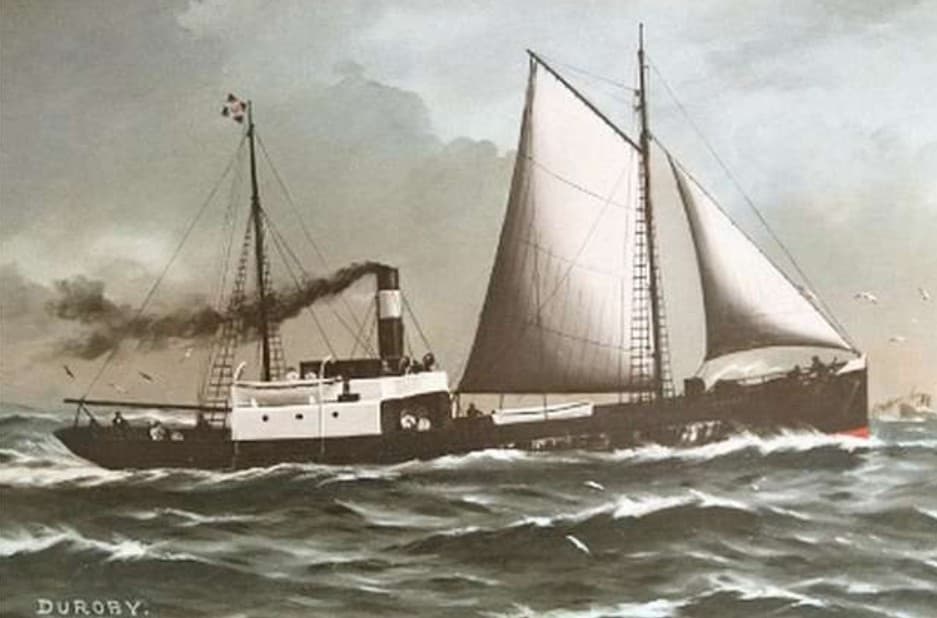 Painting of SS Duroby